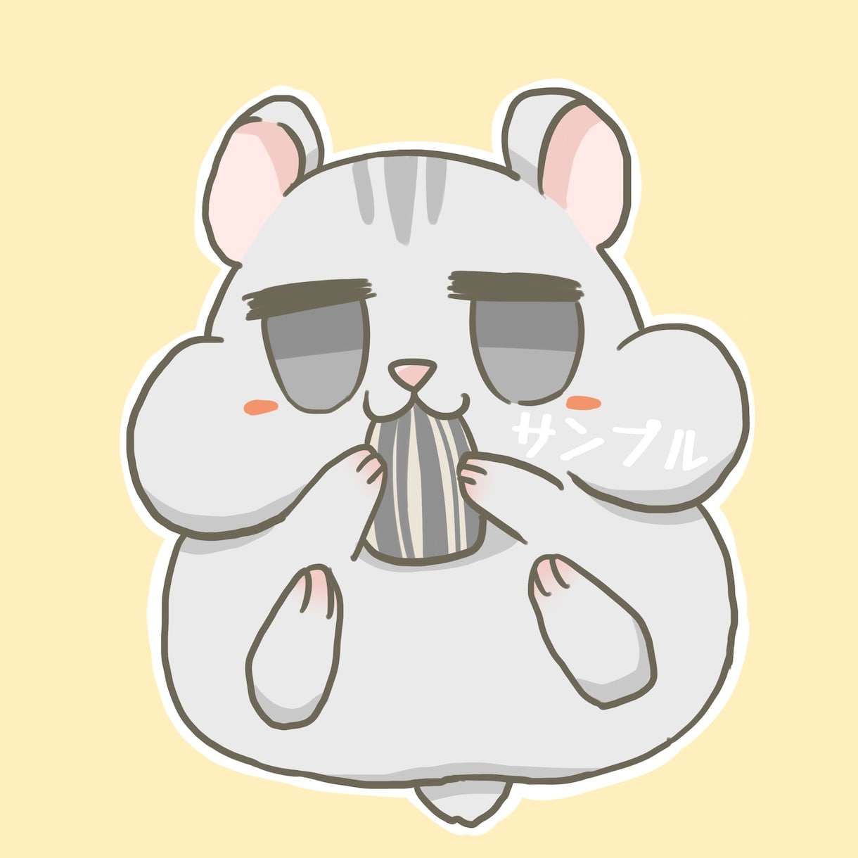 ゆる〜い動物アイコン描きます Twitter、インスタグラム等、SNSご利用の方に！ イメージ4