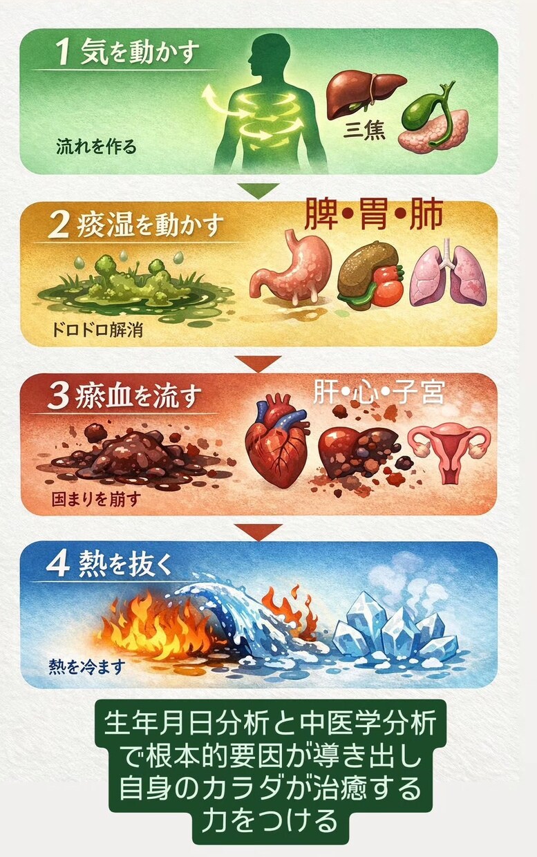 あなただけのガイドブック（体質分析）作成します 中医学体質チェック×生年月日で導きます。 イメージ3