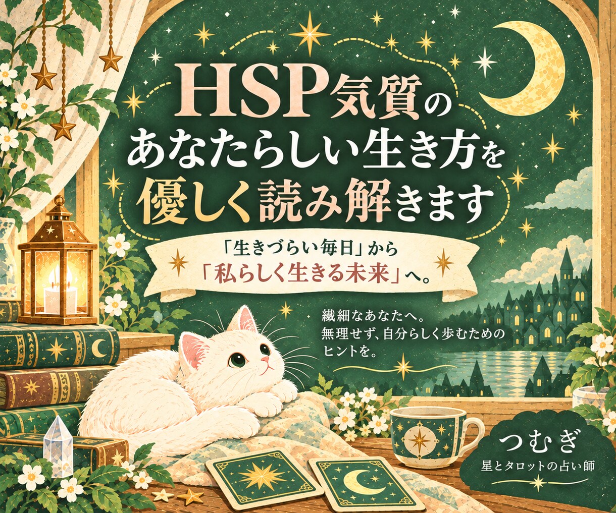 HSP気質のあなたらしい生き方を優しく読み解きます 「生きづらい毎日」から「私らしく生きる未来」へ。 イメージ1