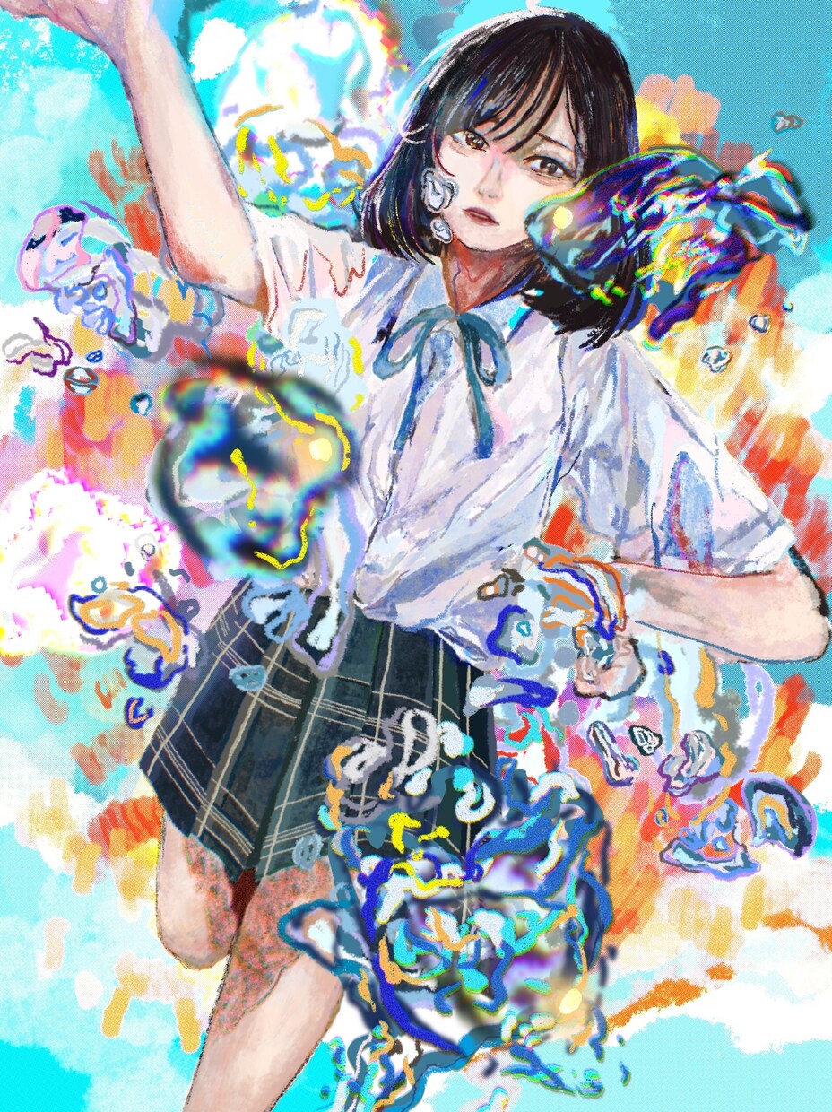 歌い手やバンドMV向けの一枚絵を制作します あなたの心に刺さる絵をお届けします。 イメージ5