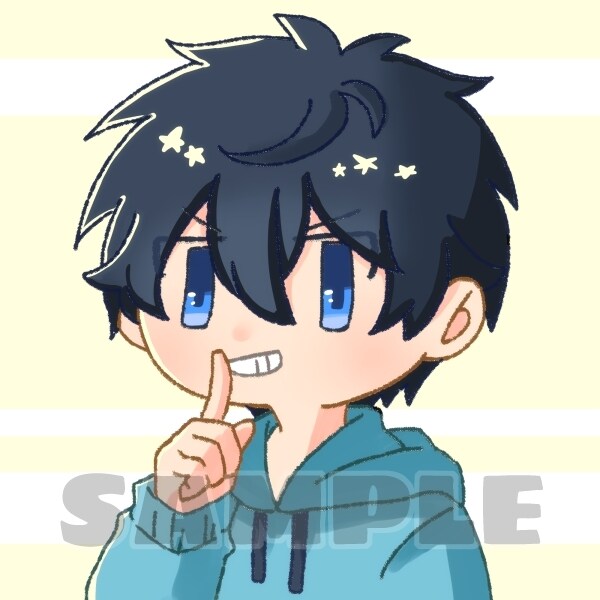 デフォルメキャラクターアイコン描きます かわいいアイコンを製作します！ イメージ2