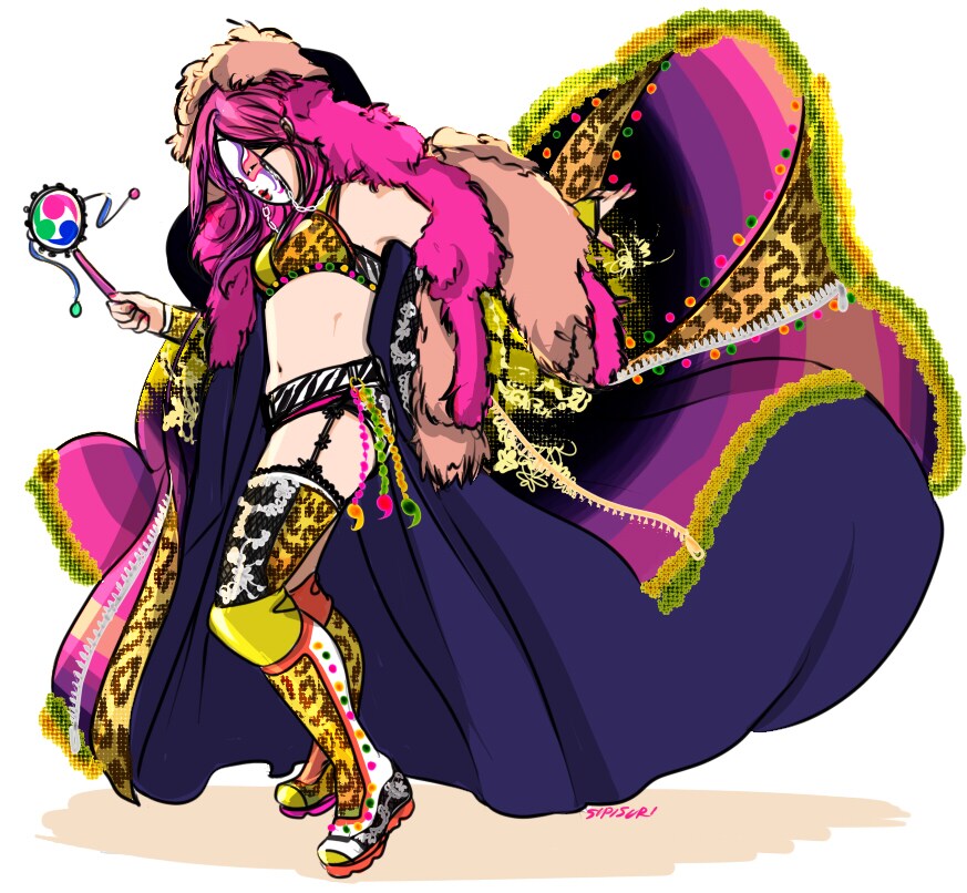 女性キャラクターをお描きいたします 衣装を生かしたイラストを作成します。 イメージ2