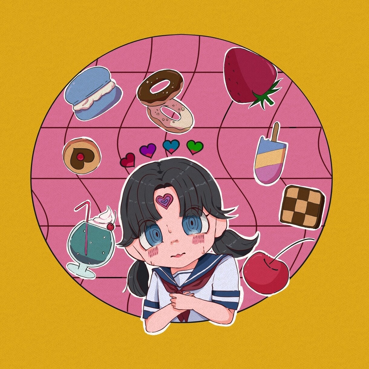 アイコンの制作を行います かわいい絵柄で最大限に可愛く描きます イメージ3