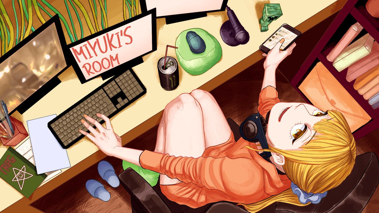 人物を中心に、目を引く美麗イラスト描きます Vtuber様、歌い手様、ボカロP様にもオススメ！ イメージ7