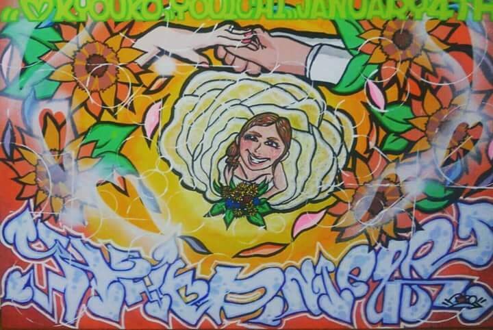 ウェルカムボード、グラフィティ描きます HAPPYな日にHAPPYな作品を届けられたら嬉しです。 イメージ5