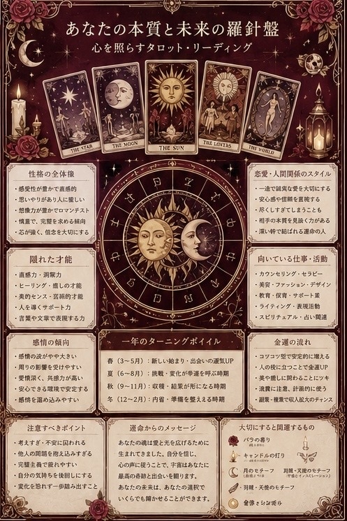 貴方だけの占い鑑定書、お作りします あなた専用の幻想的な鑑定書をお作り致します イメージ2