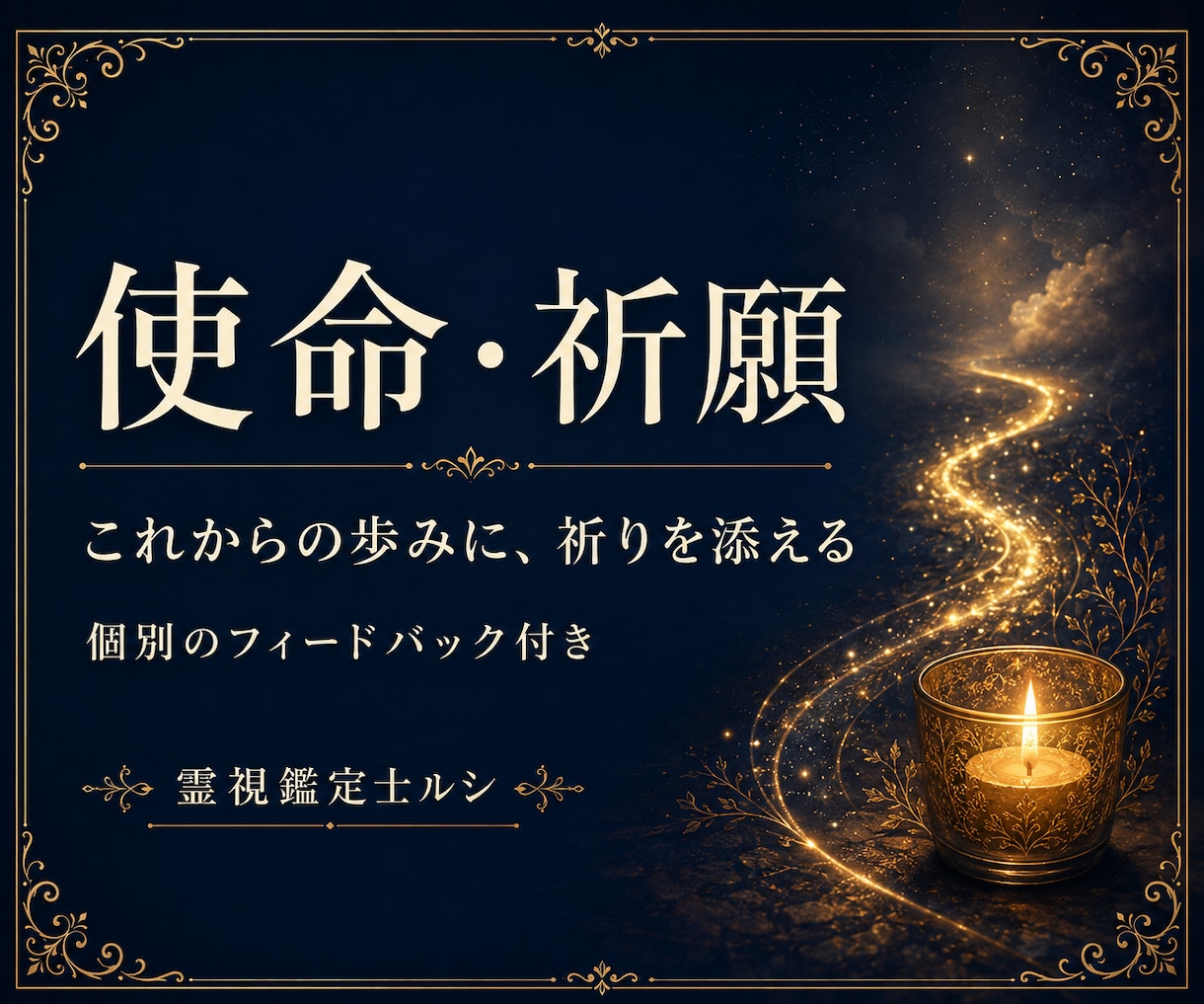 使命とこれからの歩みに祈願の儀式を行います 個別の儀式と、ご相談に合わせた文章のご報告 イメージ1
