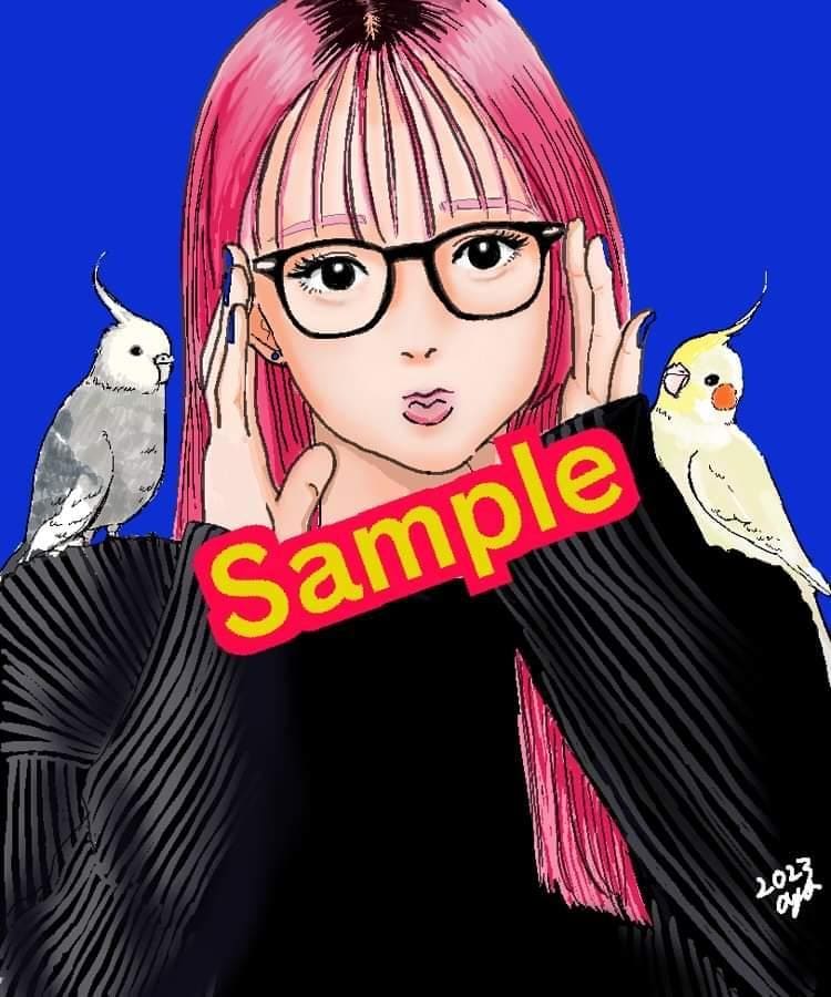 新作♡かわいい女の子のイラスト販売します 完成イラストからお好きなイラストをお選びいただけます！ イメージ1