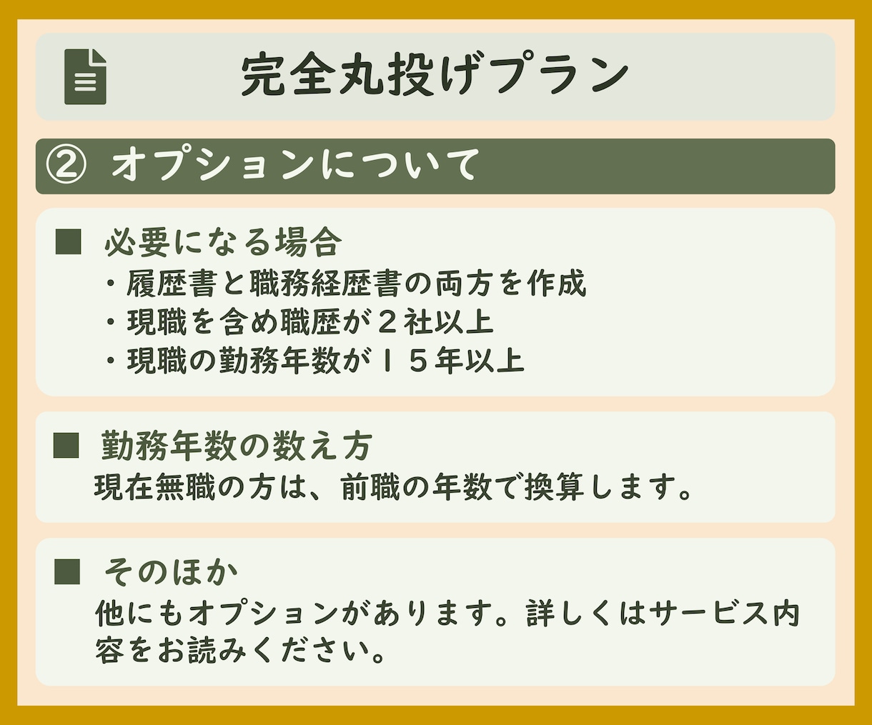完全丸投げ　履歴書や職務経歴書をプロが作成します ゼロから作成代行/ポイント解説付　総販売実績2000件突破 イメージ3