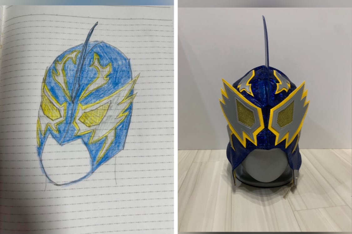 オリジナルプロレスマスクを作製致します 「世界に１つのマスクを安価で」オリジナルプロレスマスクを作製 イメージ4
