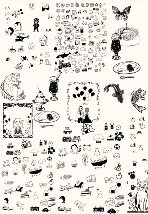 美大卒がフリー素材やイラストを描きます クライアント様の好きなイラストを形にします！ イメージ6