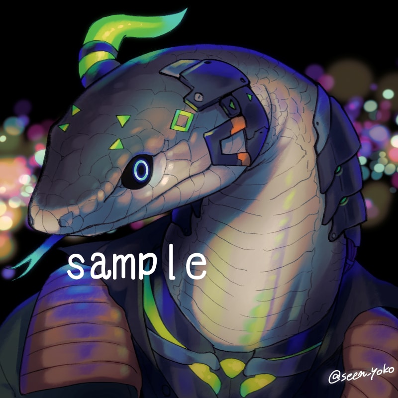 ＳＮＳ等で使える「人以外の」アイコン描きます ゲームの２Ｄイラストレーターがオリキャラをイラスト化！ イメージ10