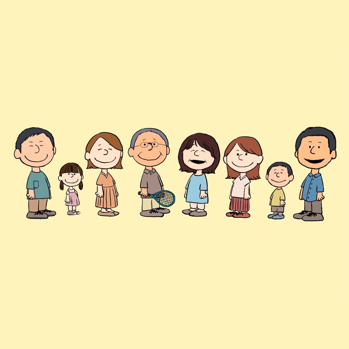 スヌーピー風似顔絵(1名追加＋1000円)描きます スヌーピー好きのあなたへ。あの人へ。 イメージ3