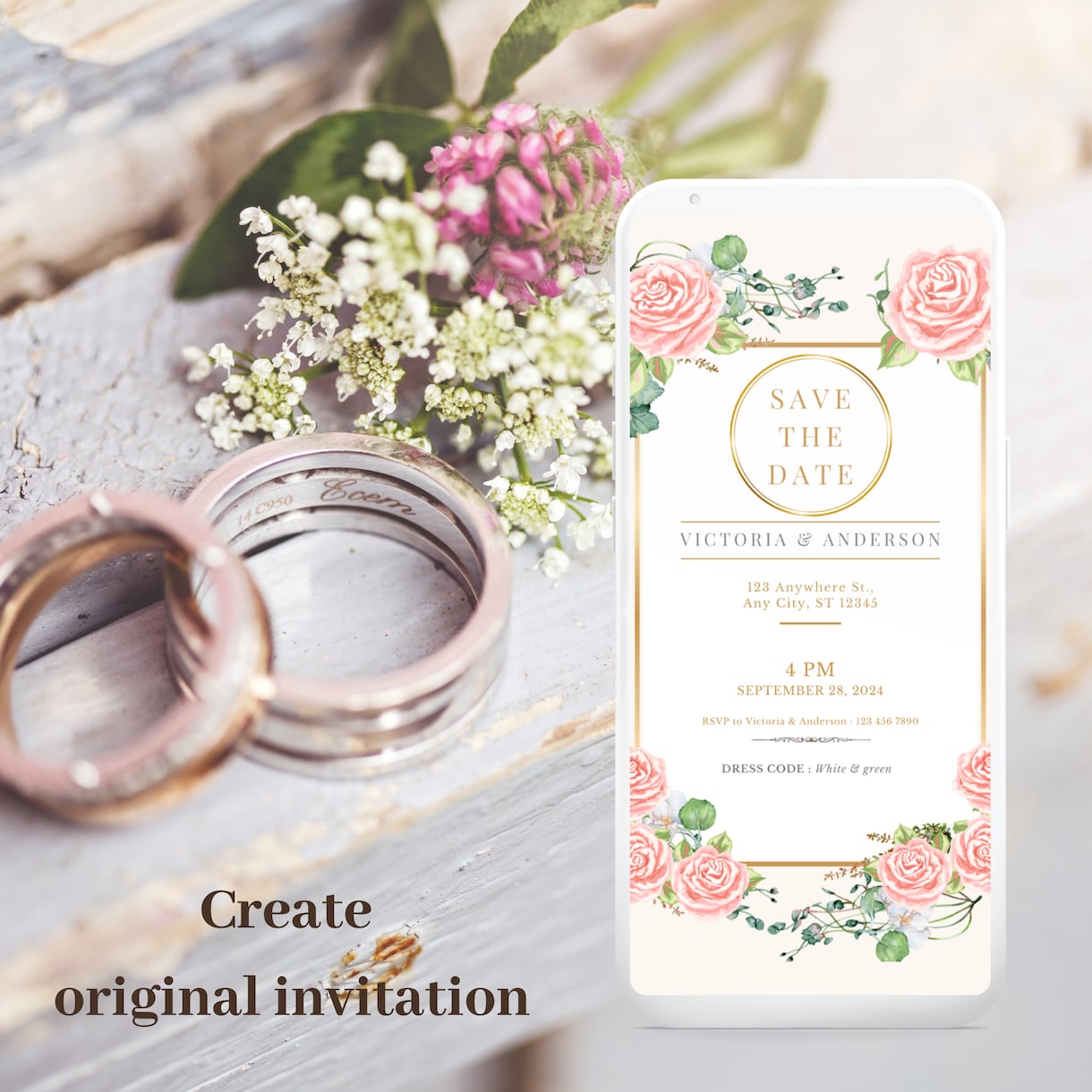 デジタル結婚招待状の制作をします あなたオリジナルのデジタルSave the date イメージ8