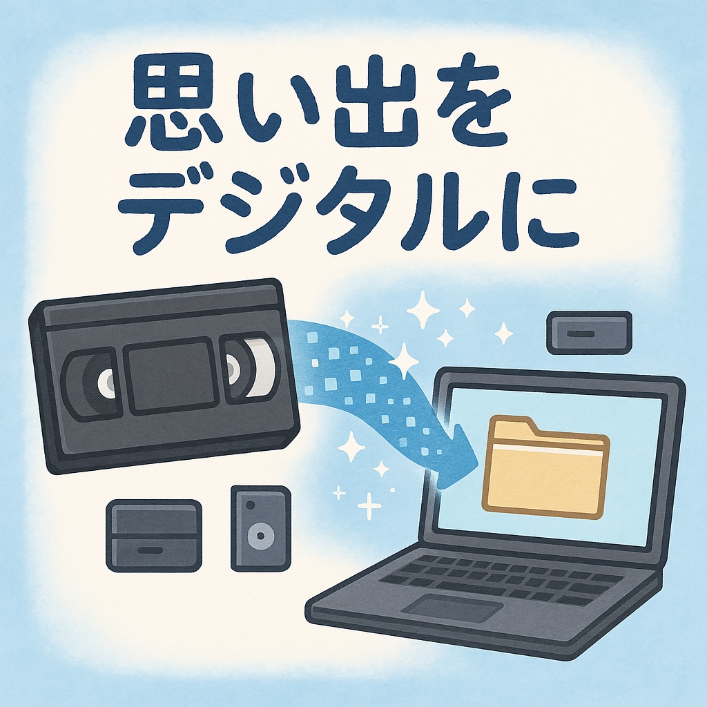 VHS・VHS-CをDVDに変換します 思い出をDVDに残します【全国対応】 イメージ1