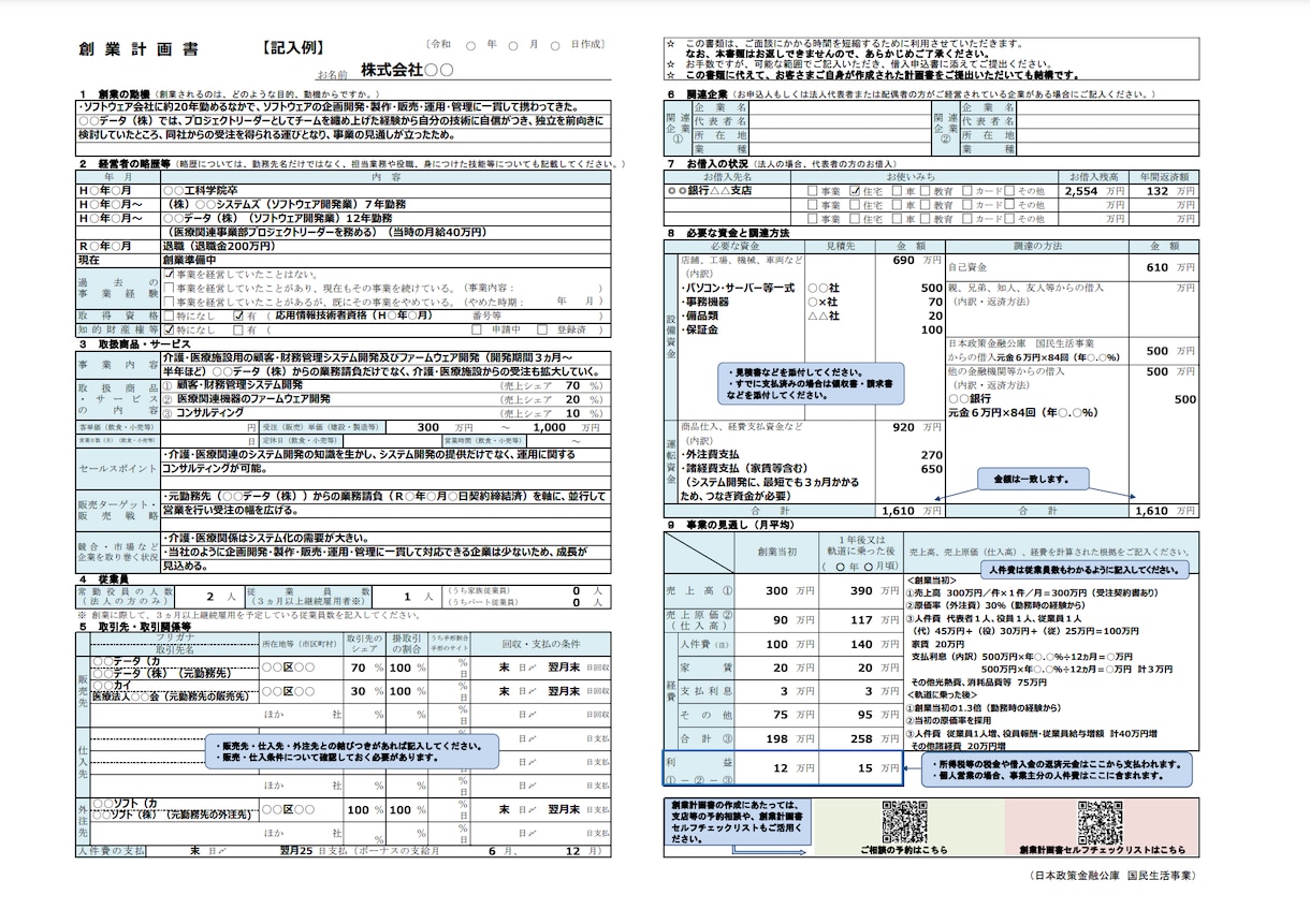 高品質な日本政策金融公庫の創業計画書を作成します 資金調達累計額1億円を超えるコンサルタントが創業計画書を作成 イメージ4