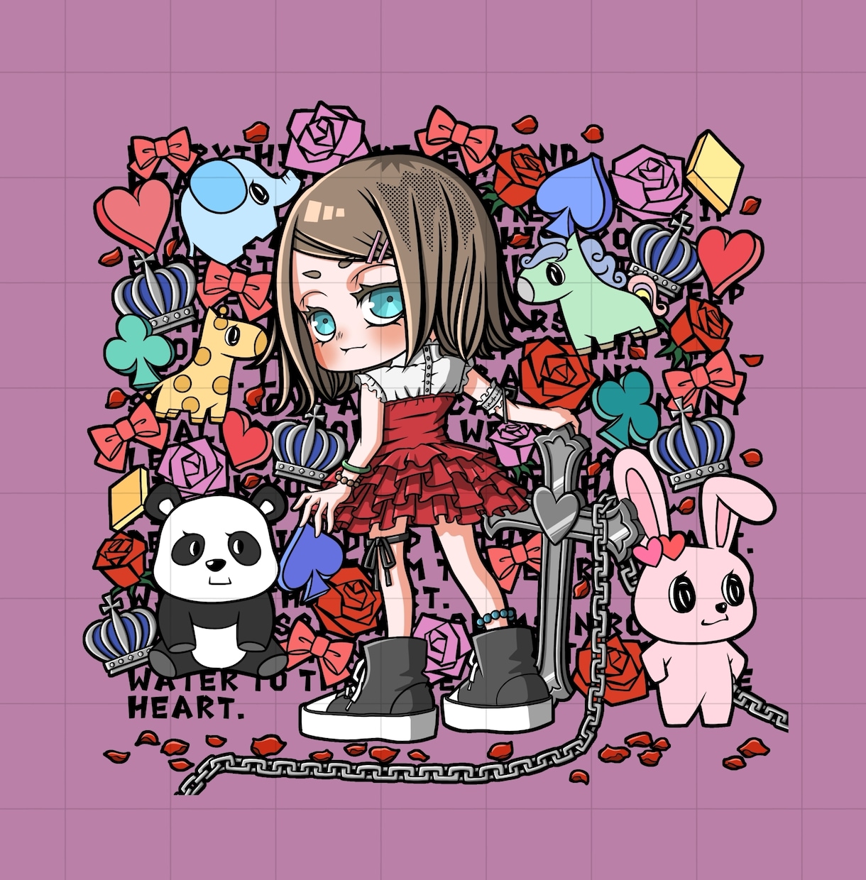 アイコン、立ち絵、グッズ、各種イラスト描きます 一枚絵、Vtuberさん、ヘッダー、動画・配信、各種活動用◎ イメージ3