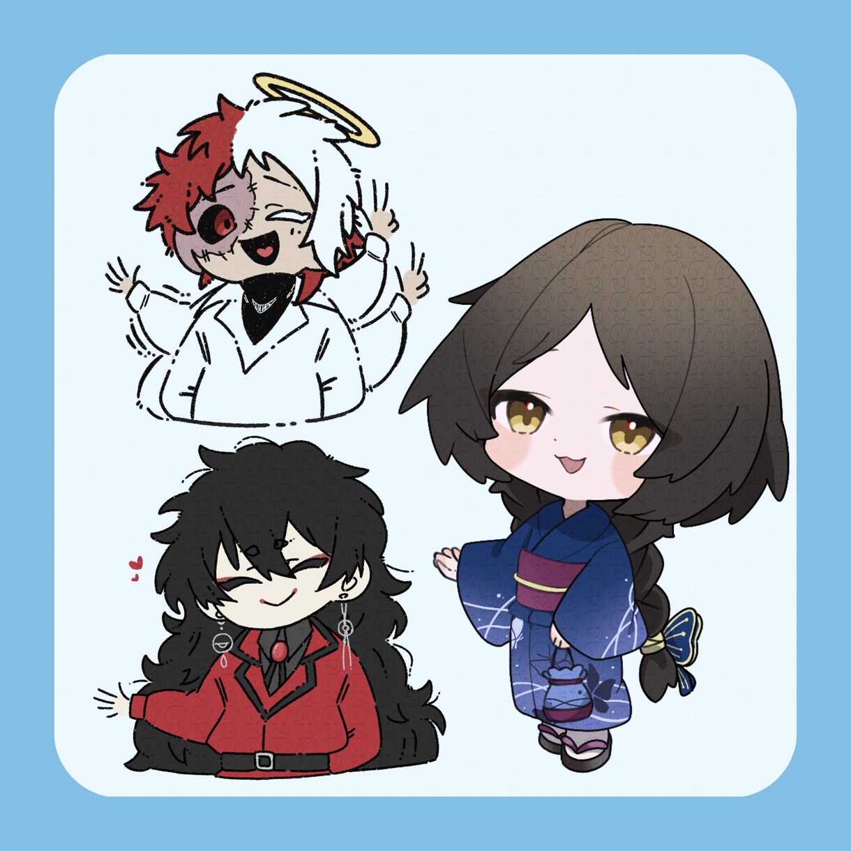 可愛いミニキャラ描きます 1.5〜3頭身のSDキャラクターイラストを描きます イメージ10
