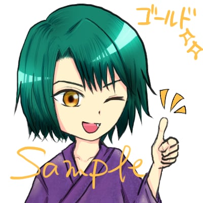 SNS用のプロフィール画像描きます インパクト重視のイラストで自分デザイン しませんか？ イメージ2