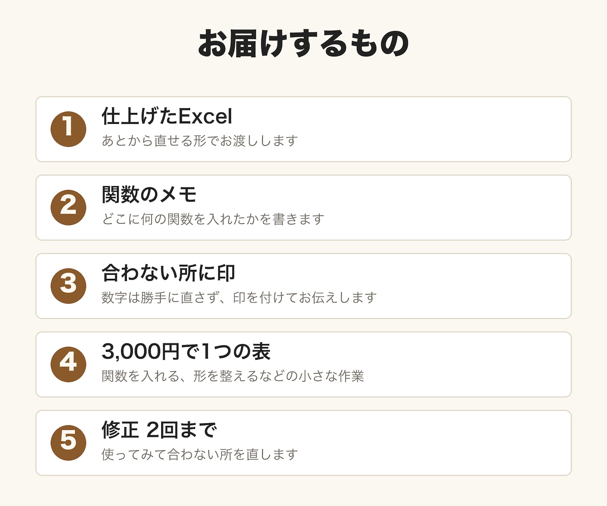 Excelの表の整理・関数・集計の作業を代行します マクロは使わず、関数と表の整理で毎月の手間を減らします イメージ2