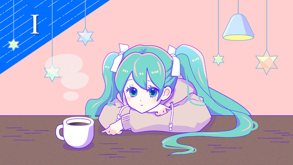 曲にぴったりの一枚絵イラストを描きます あなたのボカロ/歌ってみた/オリジナル曲にイラストを描きます イメージ9