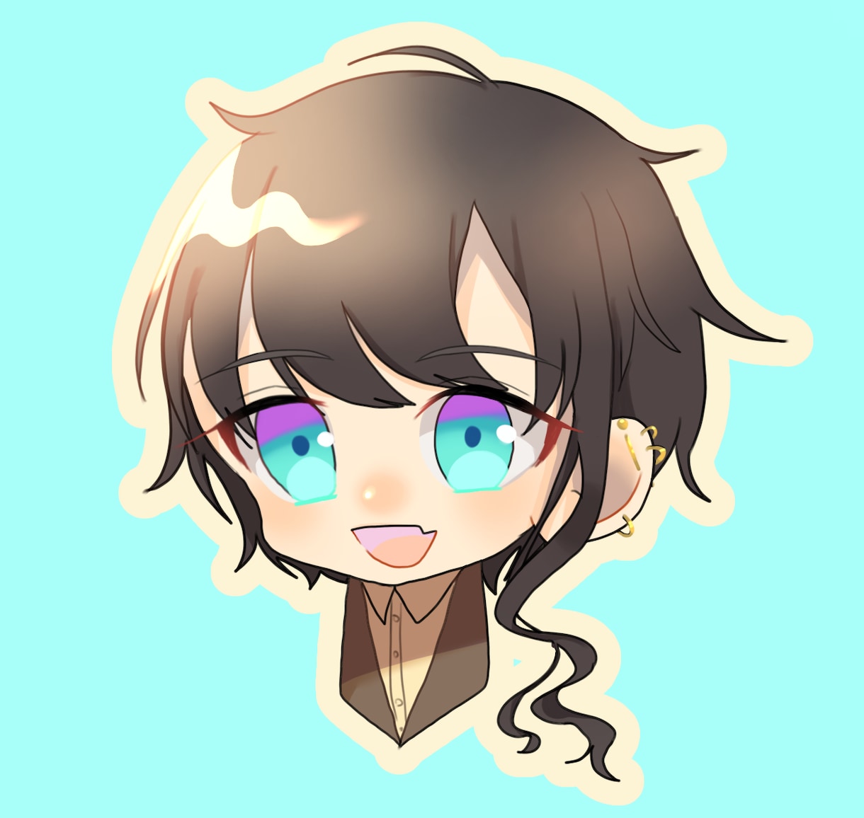 かわいいデフォルメイラスト作成します 似顔絵やグッズ用イラストまで、幅広く対応します。 イメージ1