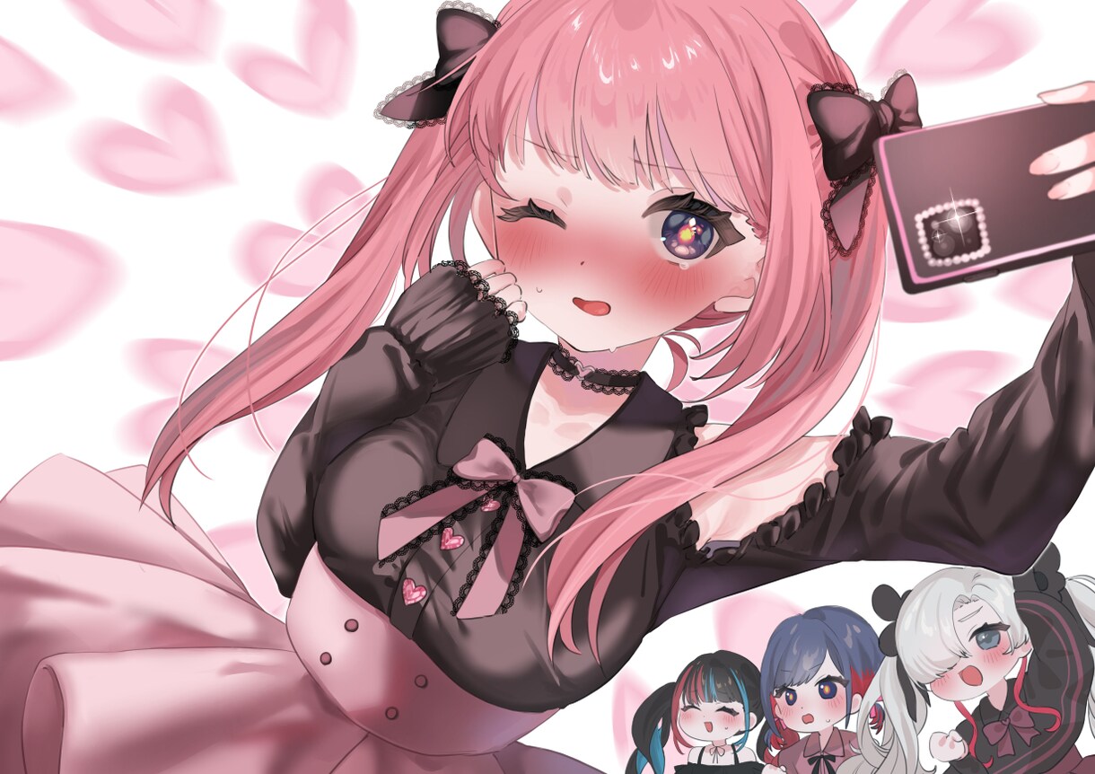 価格見直し！サムネ・動画映えイラスト等描きます 企業所属VTuber様サムネ採用、等身大パネル作成経験あり！ イメージ4