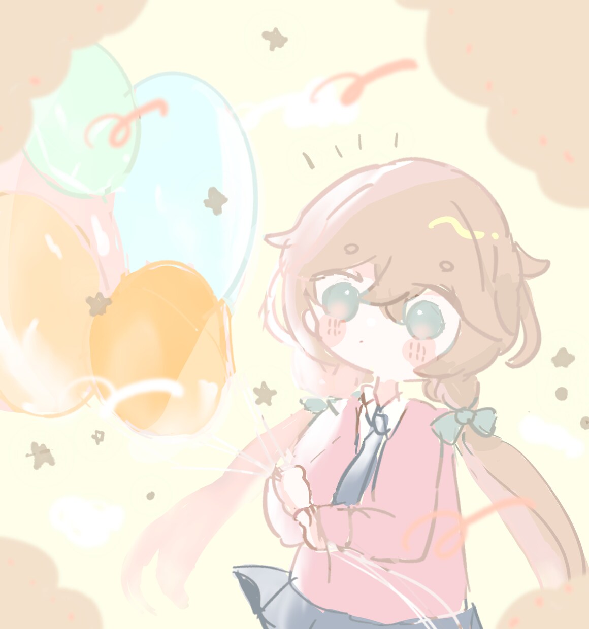 3.5頭身の可愛いイラスト制作します シンプルでかわいいイラストが得意です イメージ3