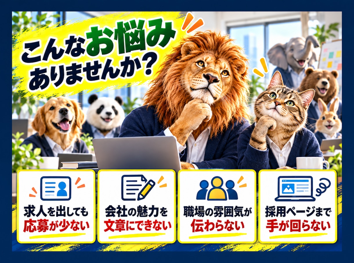 採用に強いホームページと求人原稿を制作します 採用HP＋求人原稿で「ここで働きたい」を伝えます イメージ2