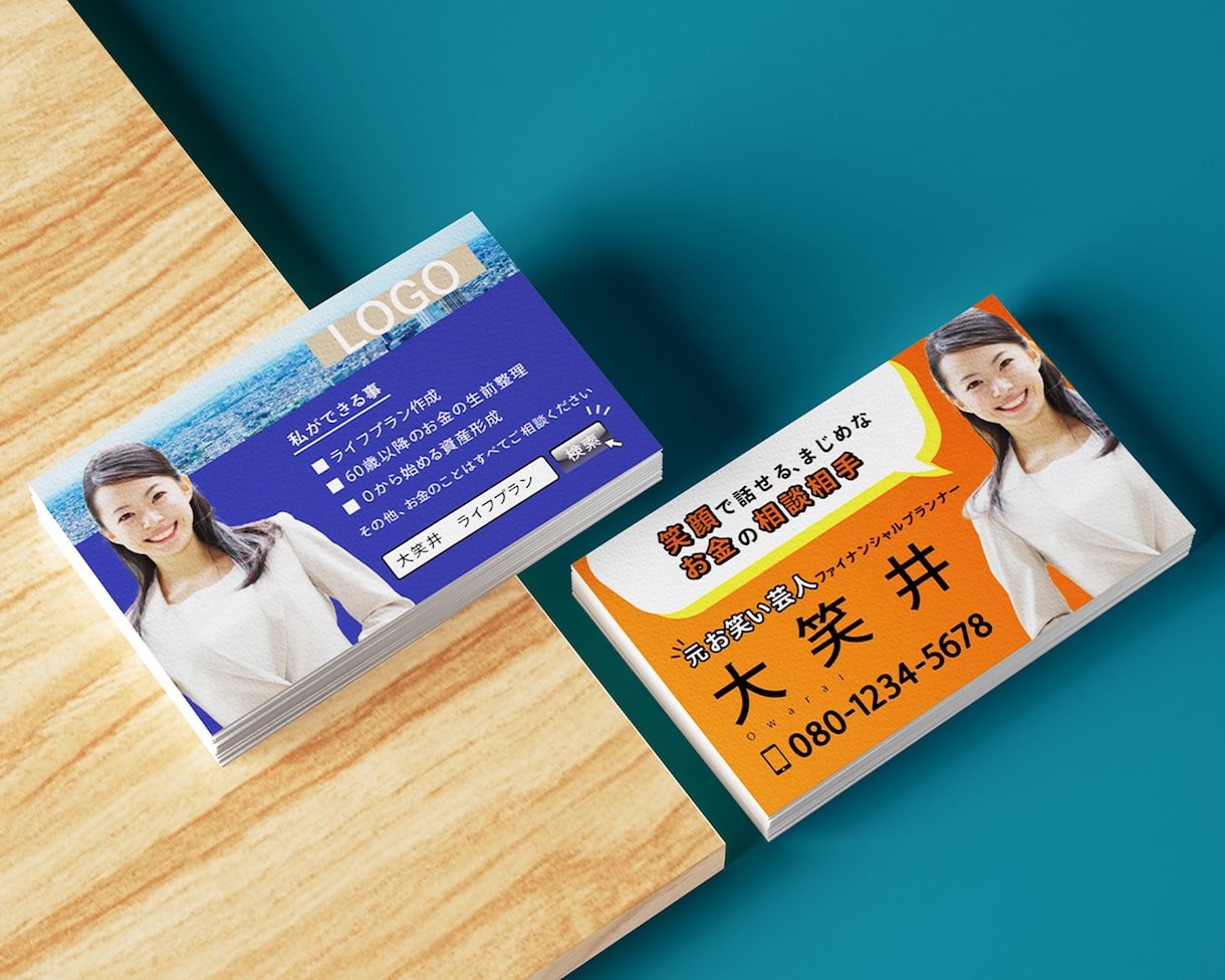 女性起業家向け｜美容・飲食にも◎名刺作ります 顔写真入り×凝ったデザインで仕事を引き寄せる一枚 イメージ2