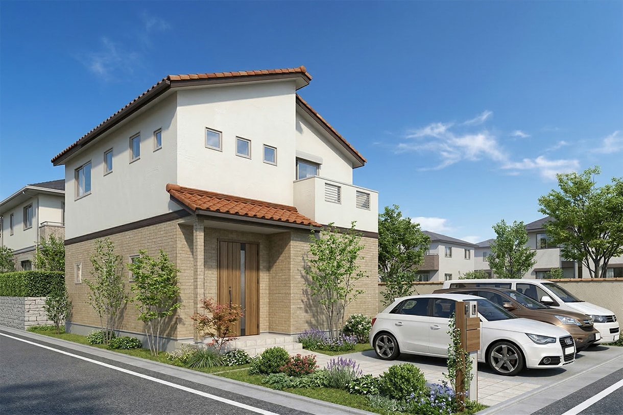 住宅の魅力を引き出す建築外観パース制作します 高品質・低価格な住宅外観パース イメージ5