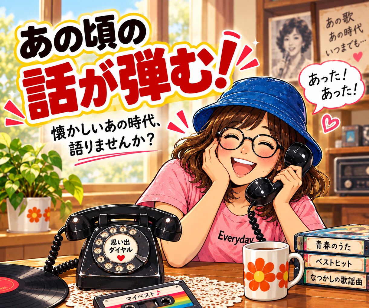 懐かしい昭和トーク★電話で楽しく思い出お話しします あの頃を思い出しながら「あった！あった！」で盛り上がろう♪ イメージ9