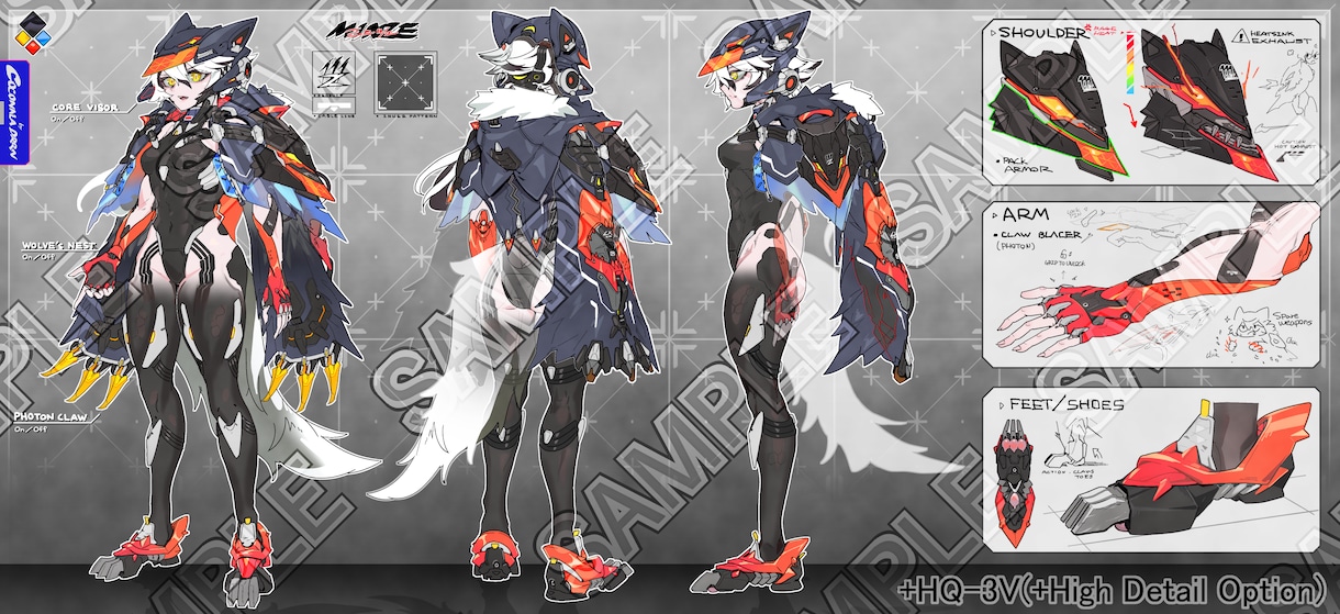 キャラクターの深堀をしたデザインをします ご依頼に対して精度の高いキャラクターデザイン、綿密なやり取り イメージ5