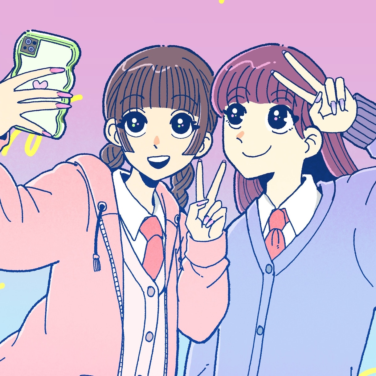 商用OK！日常に寄り添うポップなイラスト描きます 実用性とデザイン性を合わせた、幅広い年齢層に受け入れられる絵 イメージ1