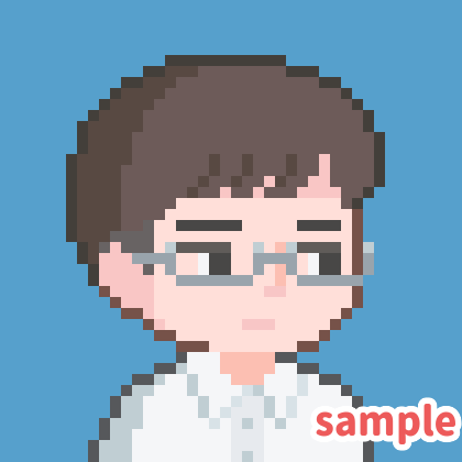 シンプルかわいい!SNS用ドット絵アイコン描きます 動物や食べ物、似顔絵、オリキャラドット。まずはご相談ください イメージ3