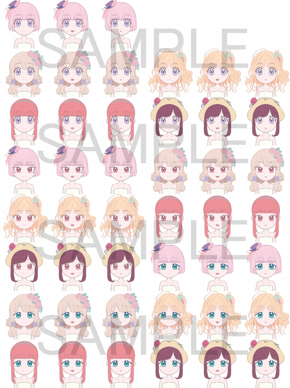 アイコンイラスト作成いたします ほわほわかわいい女の子をアイコンにして皆にアピールしよう イメージ1