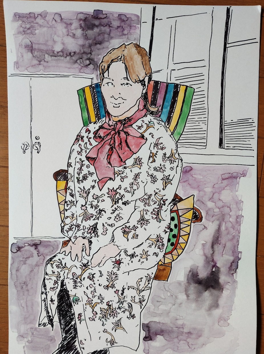 温もりのある手描き似顔絵で魅力を表現します 世界に一つだけのオーダーメイドアート！ イメージ6