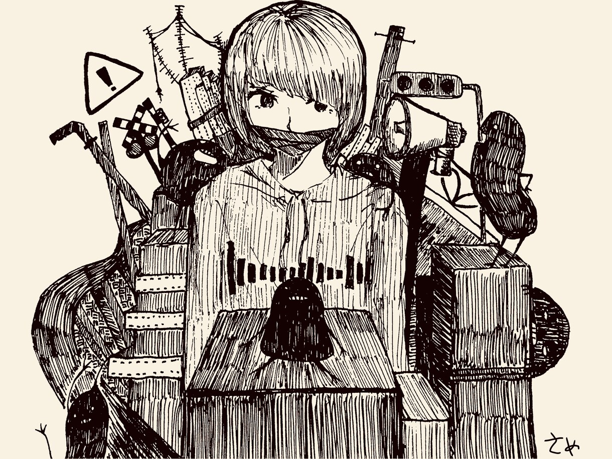緻密な線ペン画を提供します 細かいペン画を提供します。色付けも可能です。 イメージ5