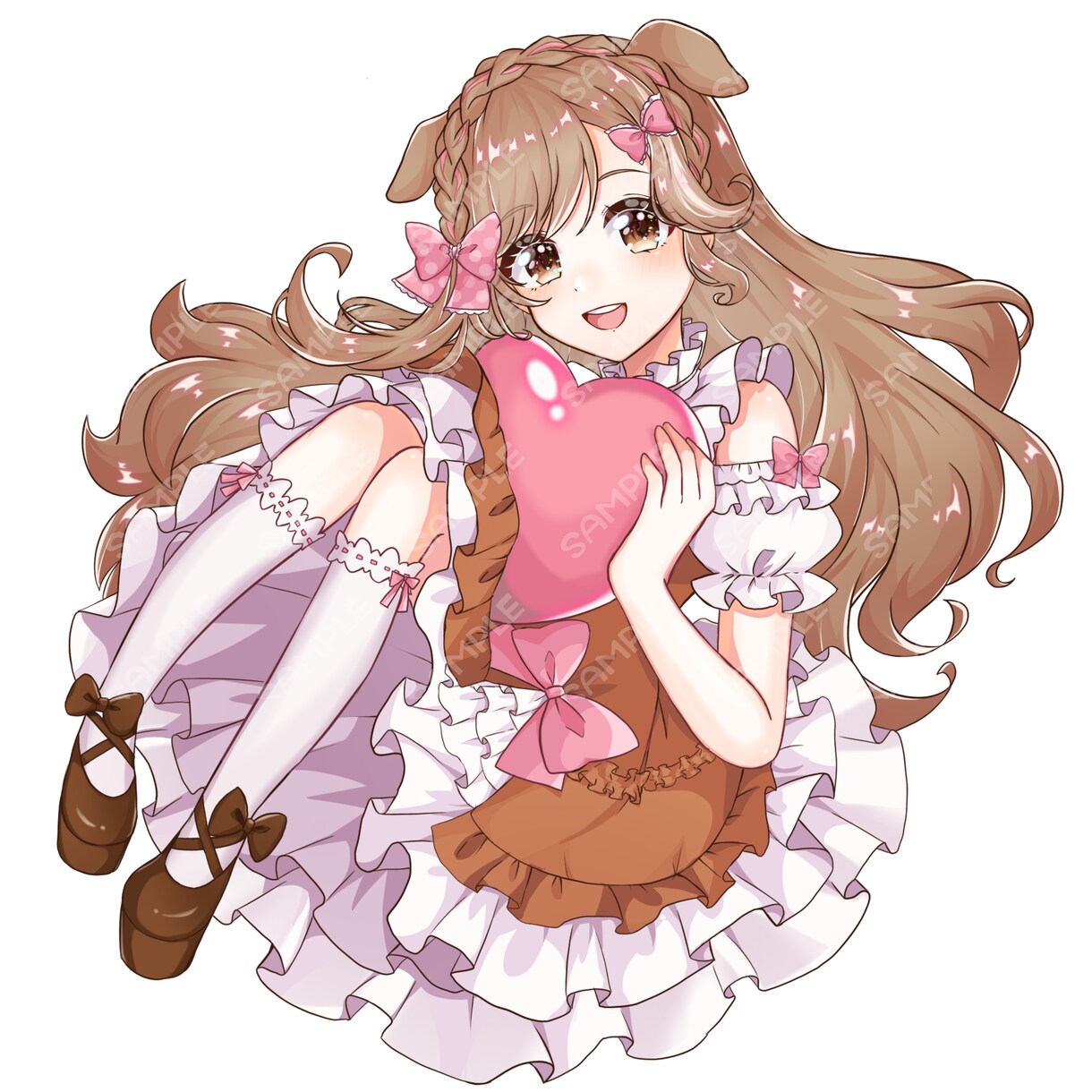 商用利用可能‼️かわいい女の子のイラスト描きます 小さい女の子から少女までかわいい女の子のイラスト描きます‼️ イメージ5
