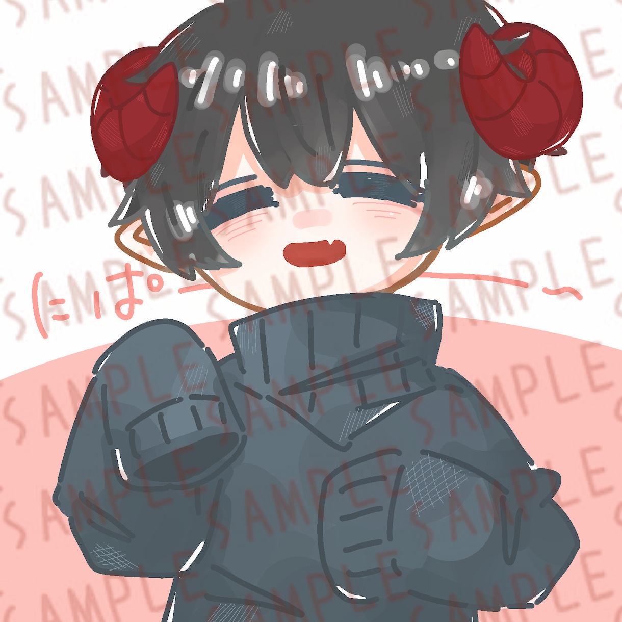 かわいいミニキャラお描きします 可愛くお描き致します！お気軽にお声掛けください！ イメージ2