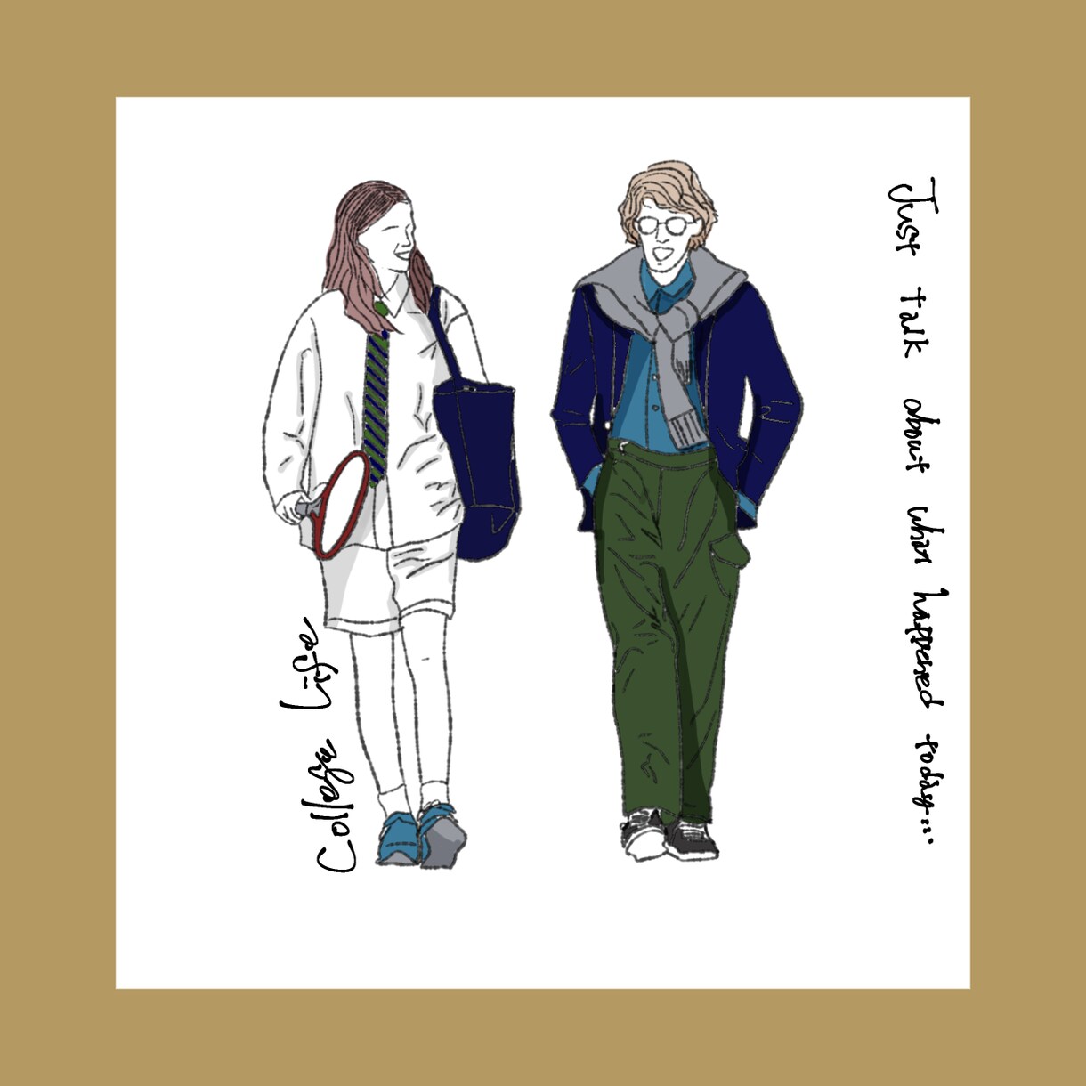 線画でイラスト描きます ニュアンス英語を含んだ線画描きます イメージ7