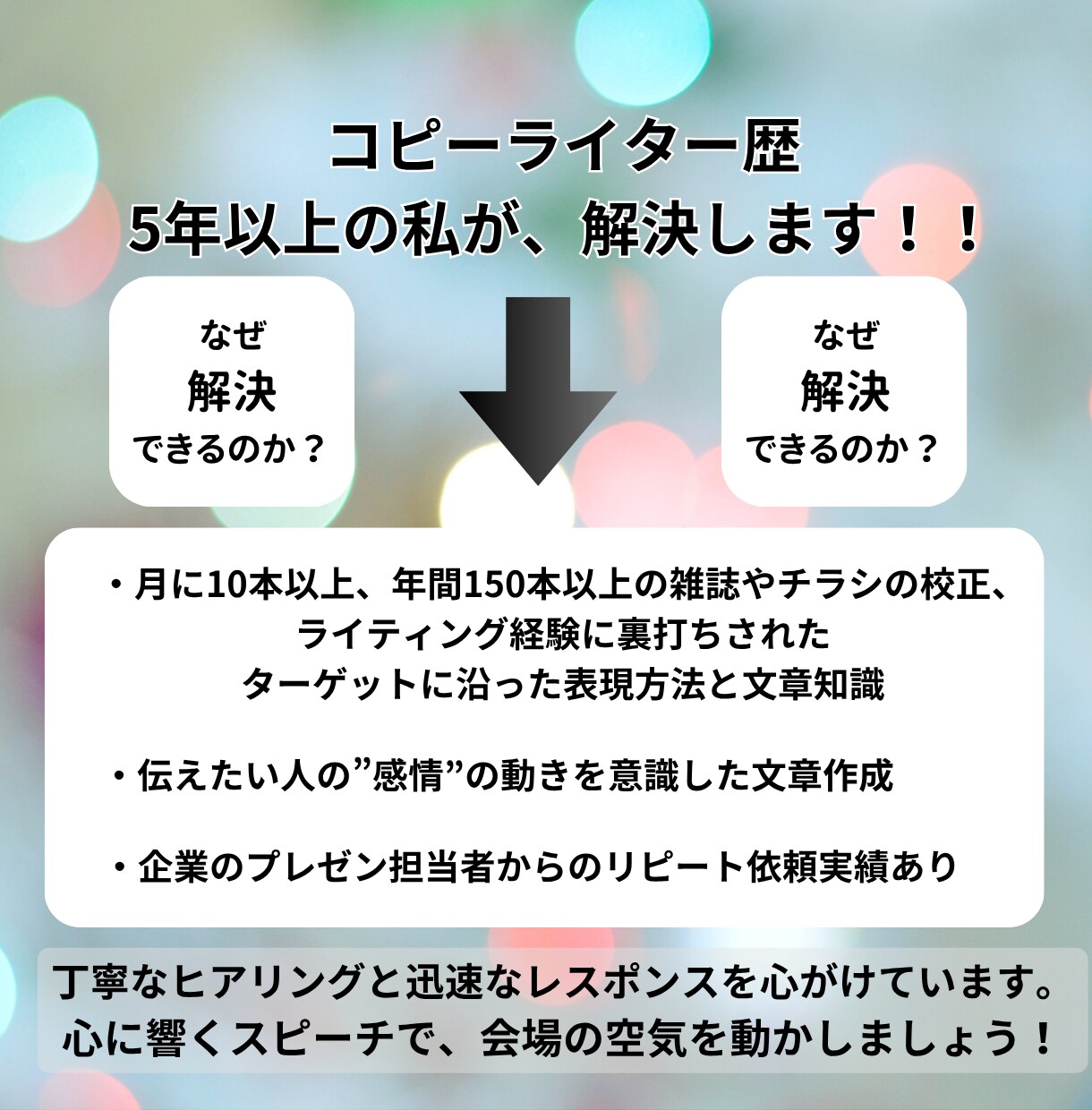 大切な瞬間に寄り添う、心に響く原稿をお作りします 冠婚葬祭からビジネスまで。様々な場面のスピーチを作成します。 イメージ3