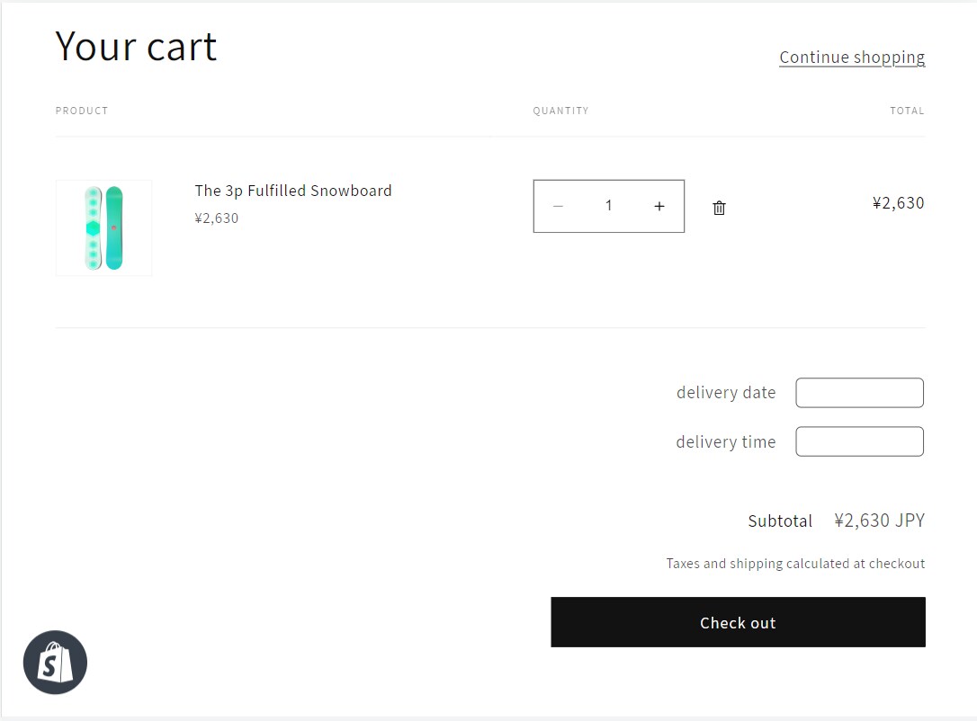Shopifyに配送日時指定機能を追加します アプリを使わないので、毎月のコストは0円！ イメージ2