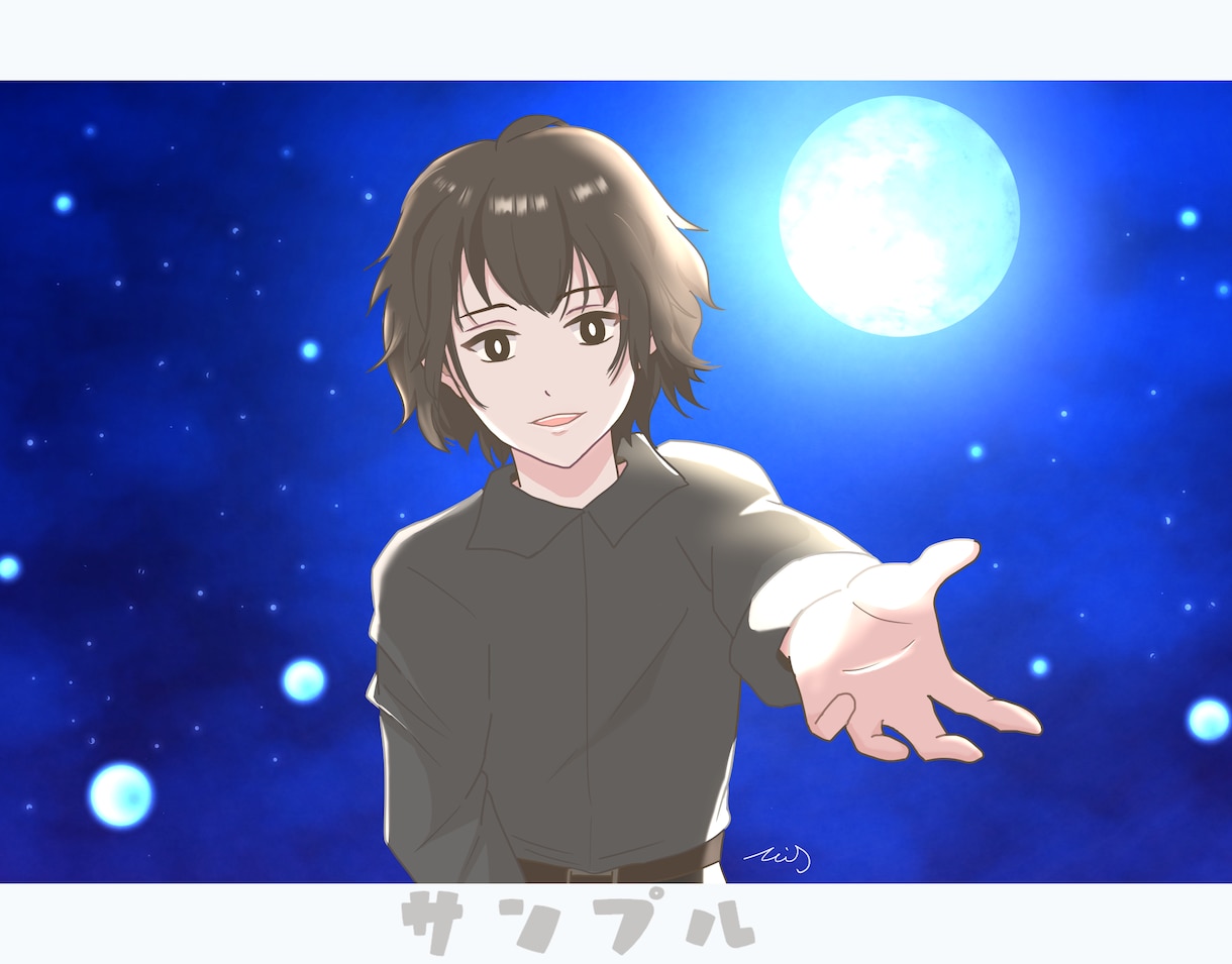 修正何度でも◎優しいタッチで１枚の物語お描きします 商用利用◎、幻想的な景色でほんわか柔らかい感じをお求めの方へ イメージ1