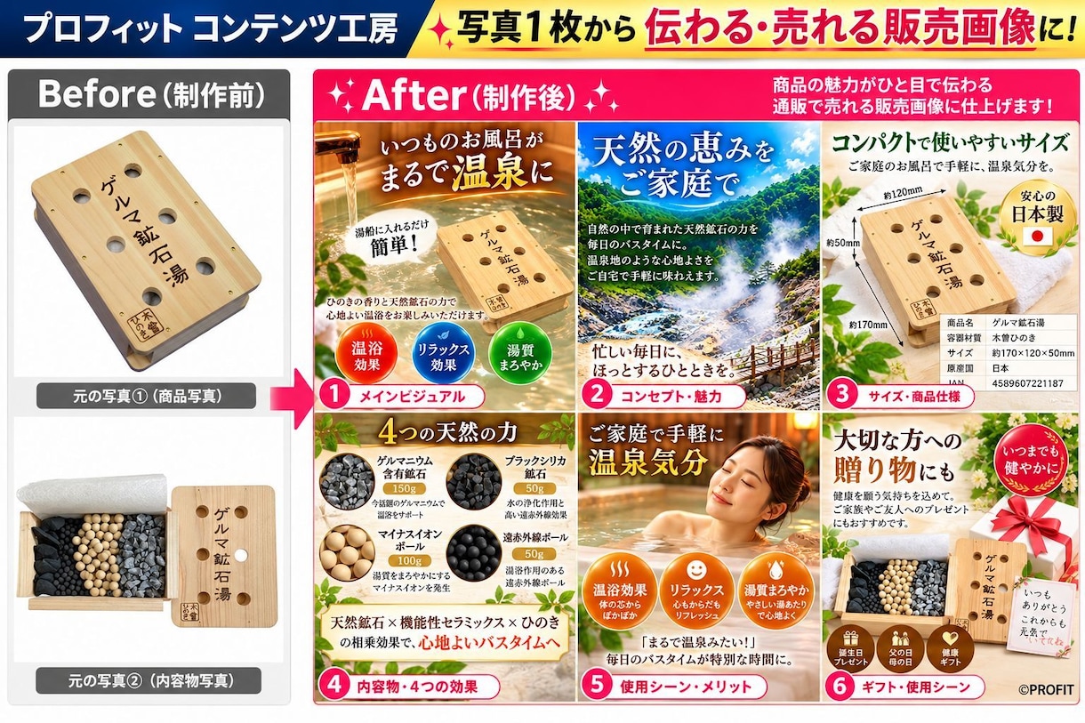 通販のプロが売れる販売画像3点3,000円作ります 商品写真を仕様を送るだけ！アイディアの丸投げもOK！ イメージ4