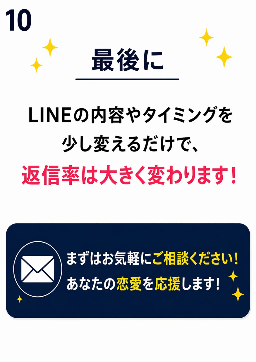 既読スルー改善LINE添削します 返信率が上がる具体例を提案します！ イメージ10