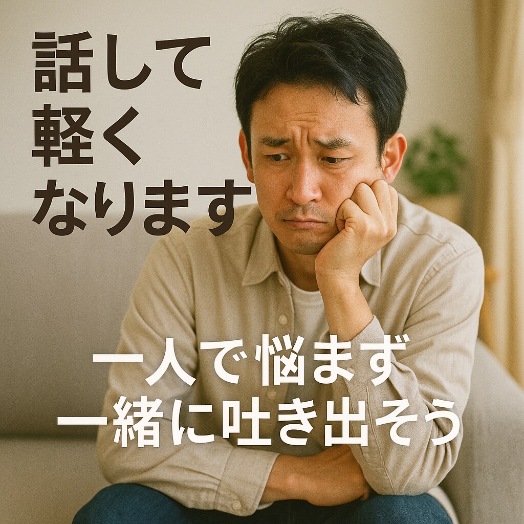 職場、人間関係の心のモヤモヤを一緒に晴らします 一人で抱えず一緒に吐き出そう友達感覚で話して下さい！ イメージ1