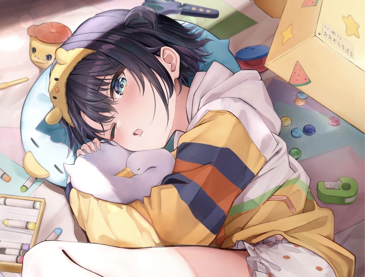 2Dイラスト（背景あり全身）を制作します サムネイルなどに使用できる全身イラスト（背景あり）を作成 イメージ2