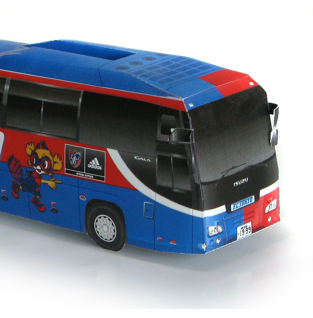 ラッピングカーをペーパークラフトで制作します 宣伝・広告・ノベルティに。販売用やダウンロードサイト用にも。 イメージ2