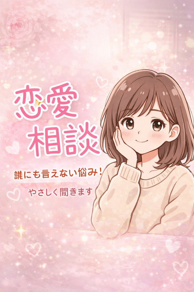 不安な恋の悩み、優しく聞きます 彼氏の態度・返信で悩んでる方へ寄り添います イメージ1